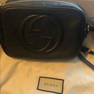 Black Gucci Soho disco bag